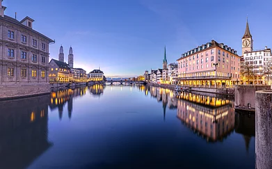 Shutterstock : Zurich is in a prime location for day travels to some of Switzerlands most picturesque locations