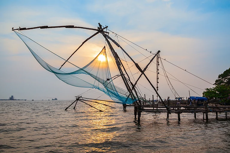 The iconic Chinese fishing nets are a popular attraction in Kochi - Shutterstock