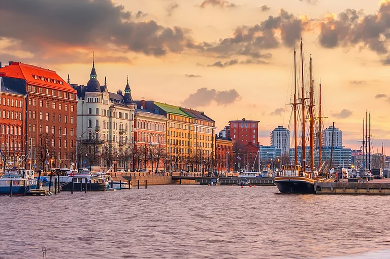 Helsinki at sunset - f11photo/Shutterstock