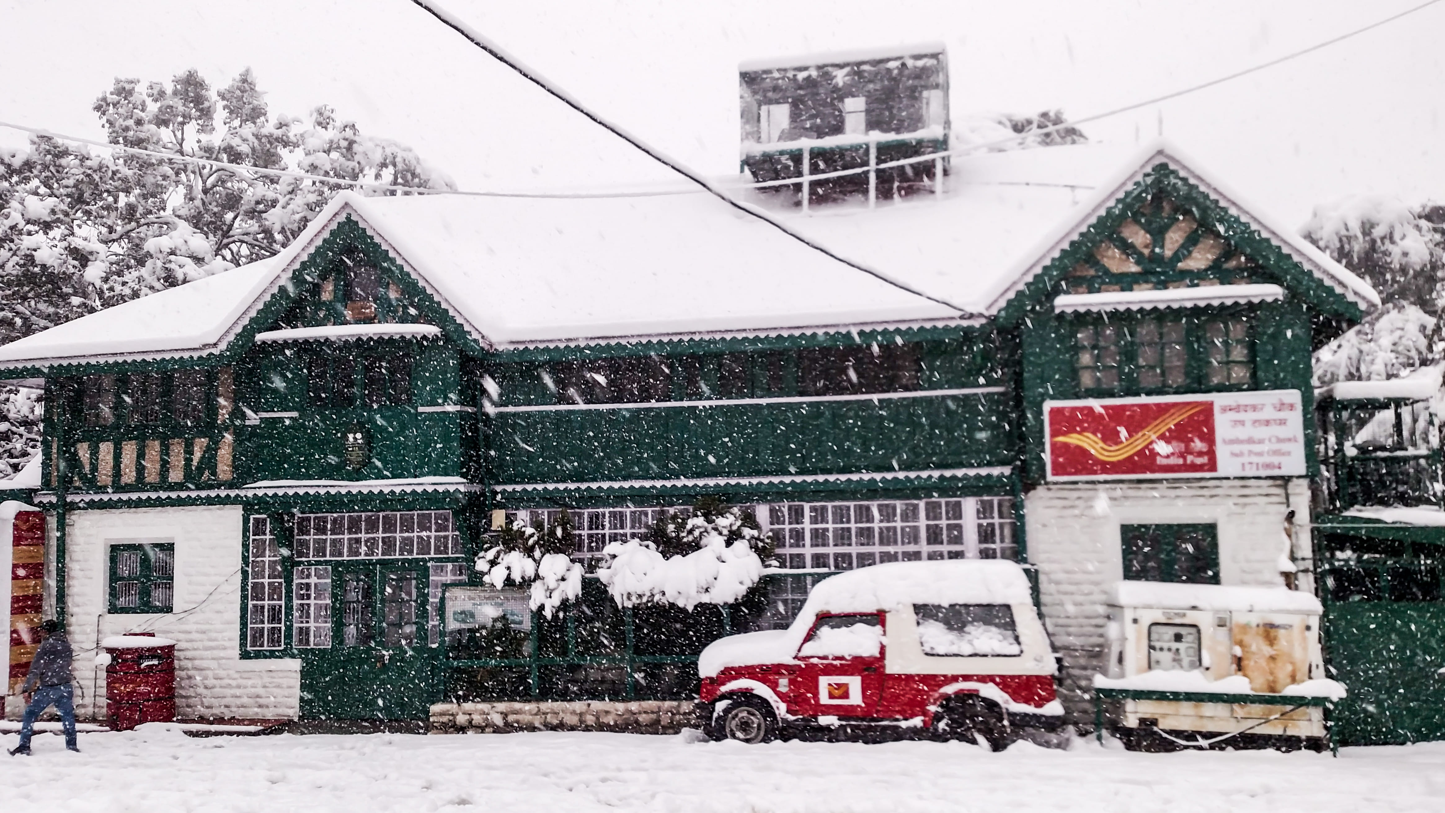 On the day of Christmas in Shimla
