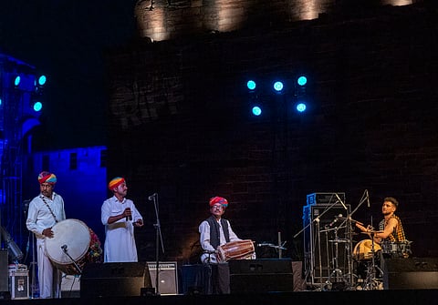Congolese percussion and Rajasthani folk 