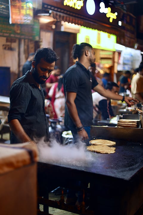 Visit VV Puram Food Street if you're wanting late-night nibbles
