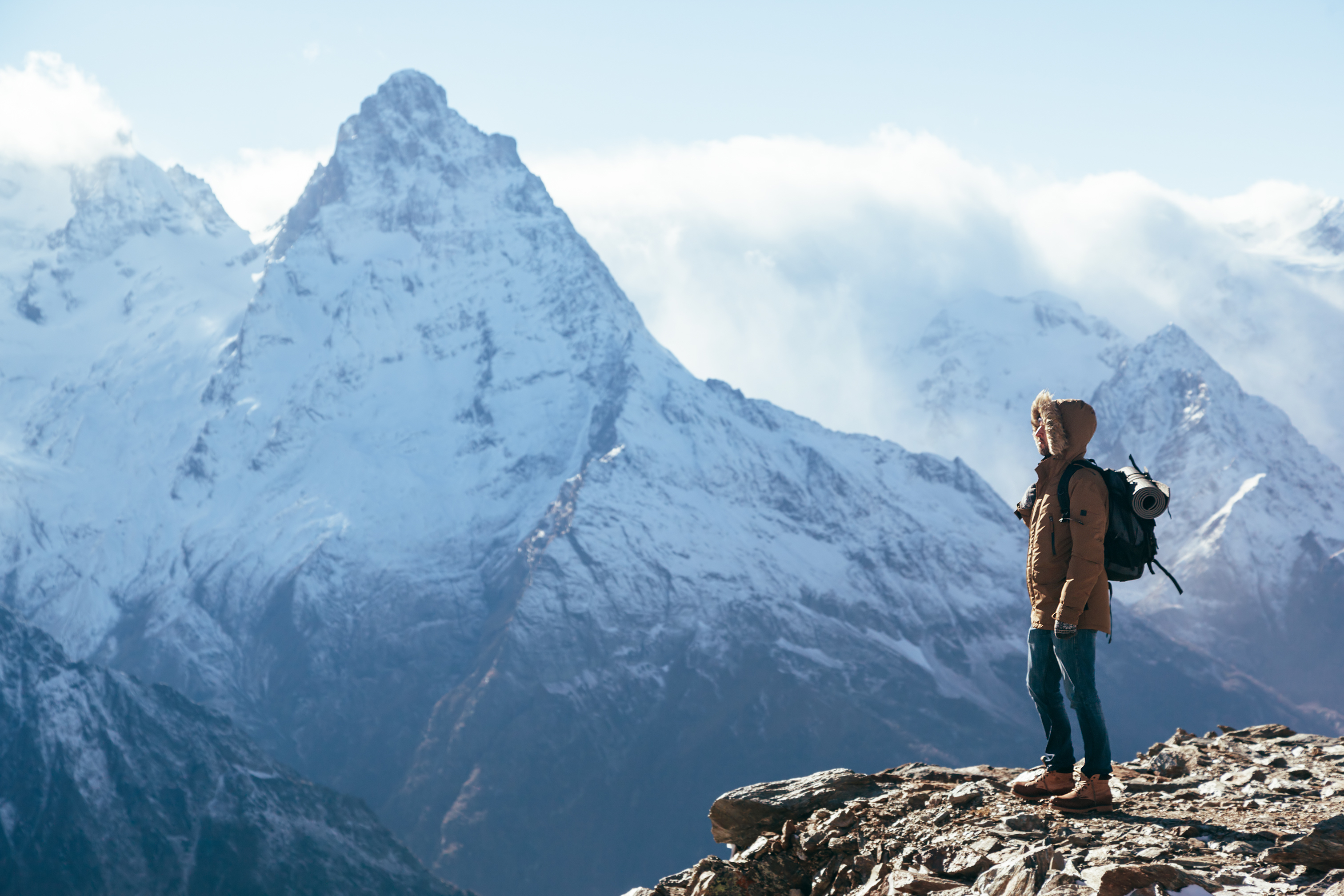 Trekkers must pack and wear layers of clothing as fluctuating temperatures and snowfall severity in the mountains are unpredictable