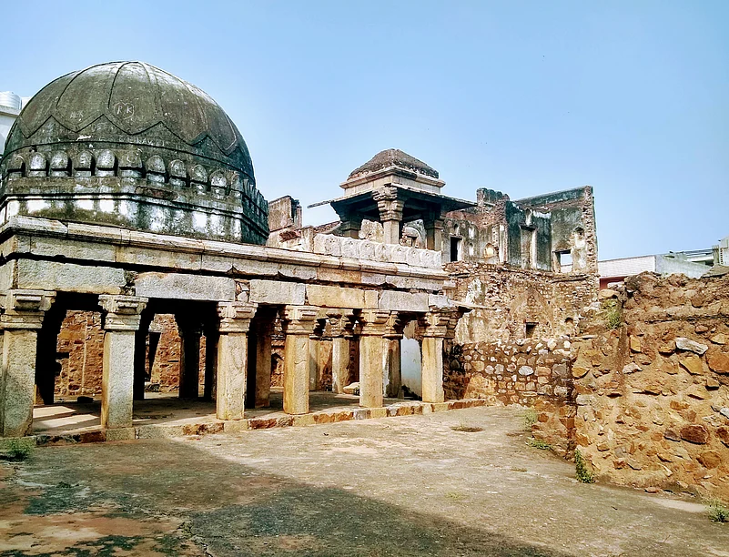 A shot of the Zafar Mahal of Mehrauli