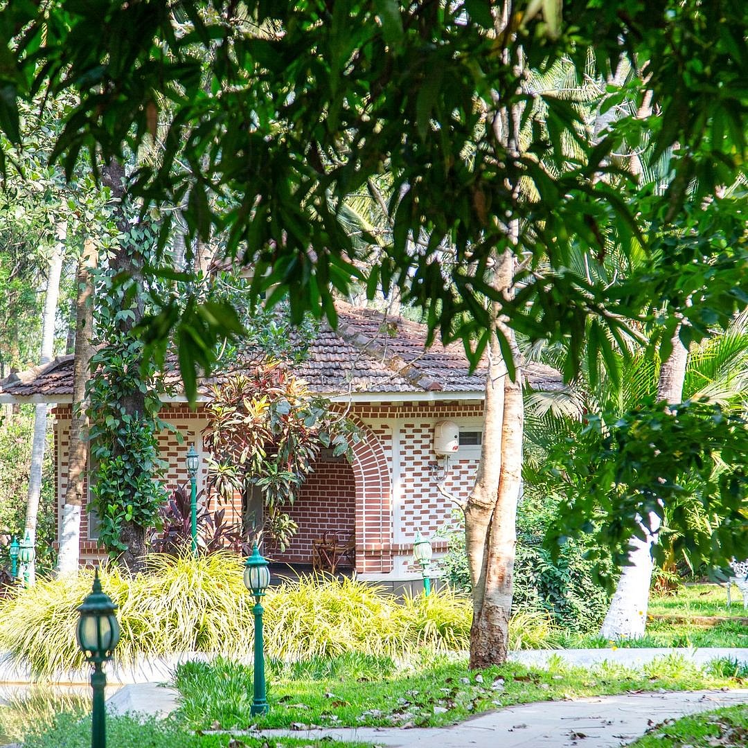 Kairali – The Ayurvedic Healing Village has 30 Laurie Baker-inspired modern sustainable cottages designed per vastu shastra principles