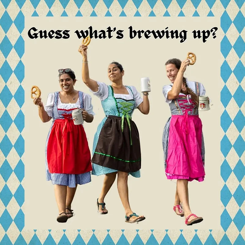 Brezelfest Goa 2024 is the brainchild of three businesspeople from South Goa: baker Andrea Thumshirn, artist Ragini Dhingra and gardener Yogita Mehra