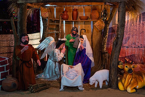 Handmade cribs can be found in most neighbourhoods in Goa