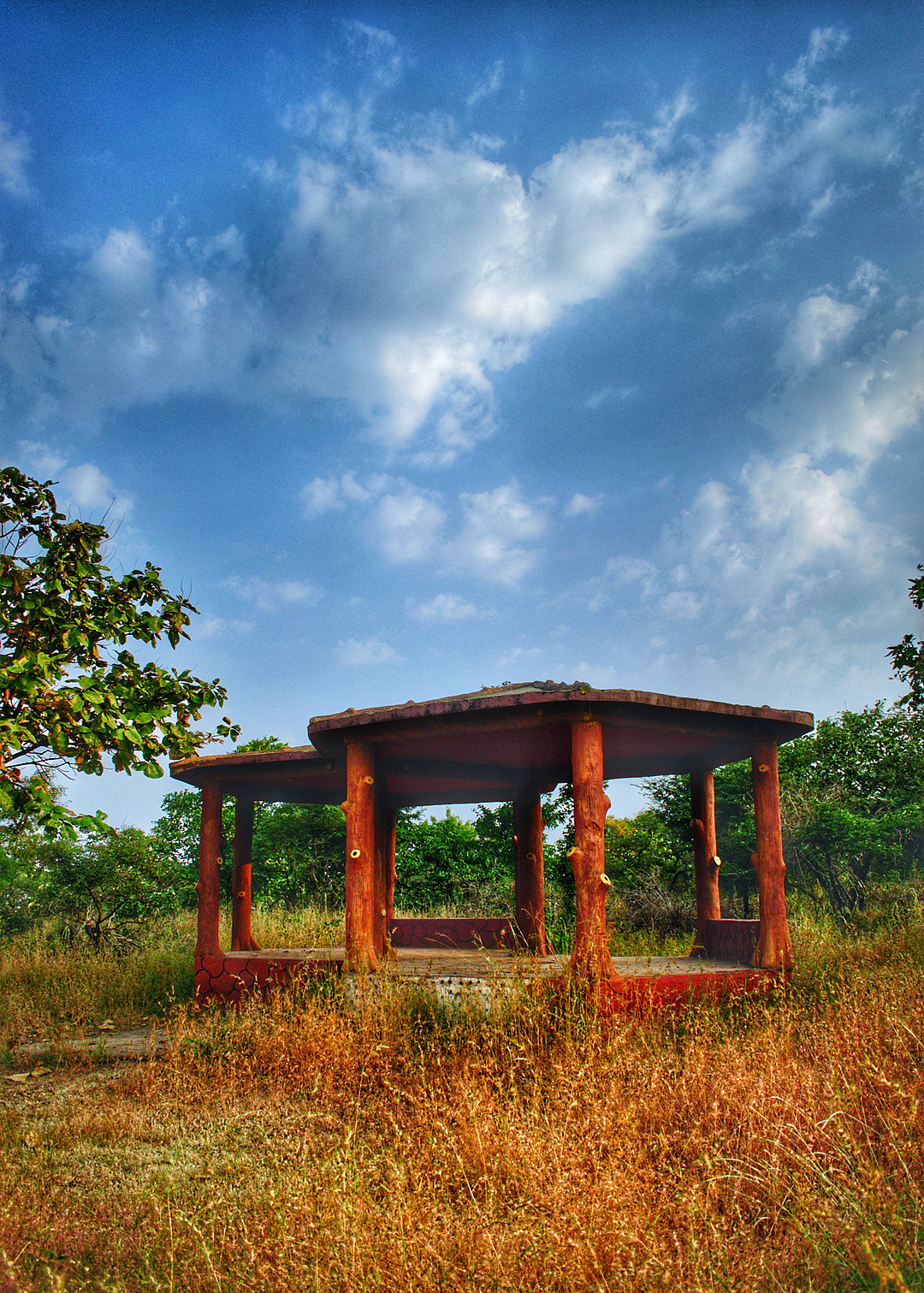 A gazebo at the Ralamandal Hill Top