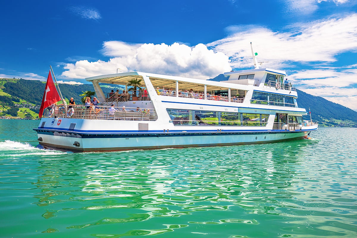 A cruise on Lake Zug is one of the top attractions you can see on your Swiss Travel Pass