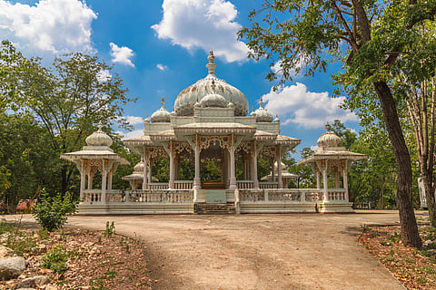 Royal Gaitor Tumbas is an ancient burial site for Jaipur’s royal family