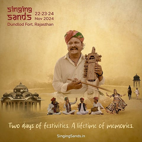 The folk music and cultural festival will be held at a historic 18th century fortress in  Dundlod, Shekhawati