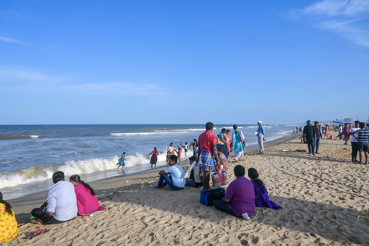Marina Beach in Chennai