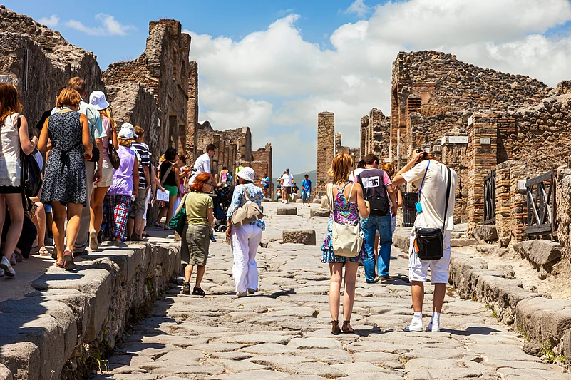 In 2023, Pompeii received more than four million visitors, up 33.6 per cent year-on-year