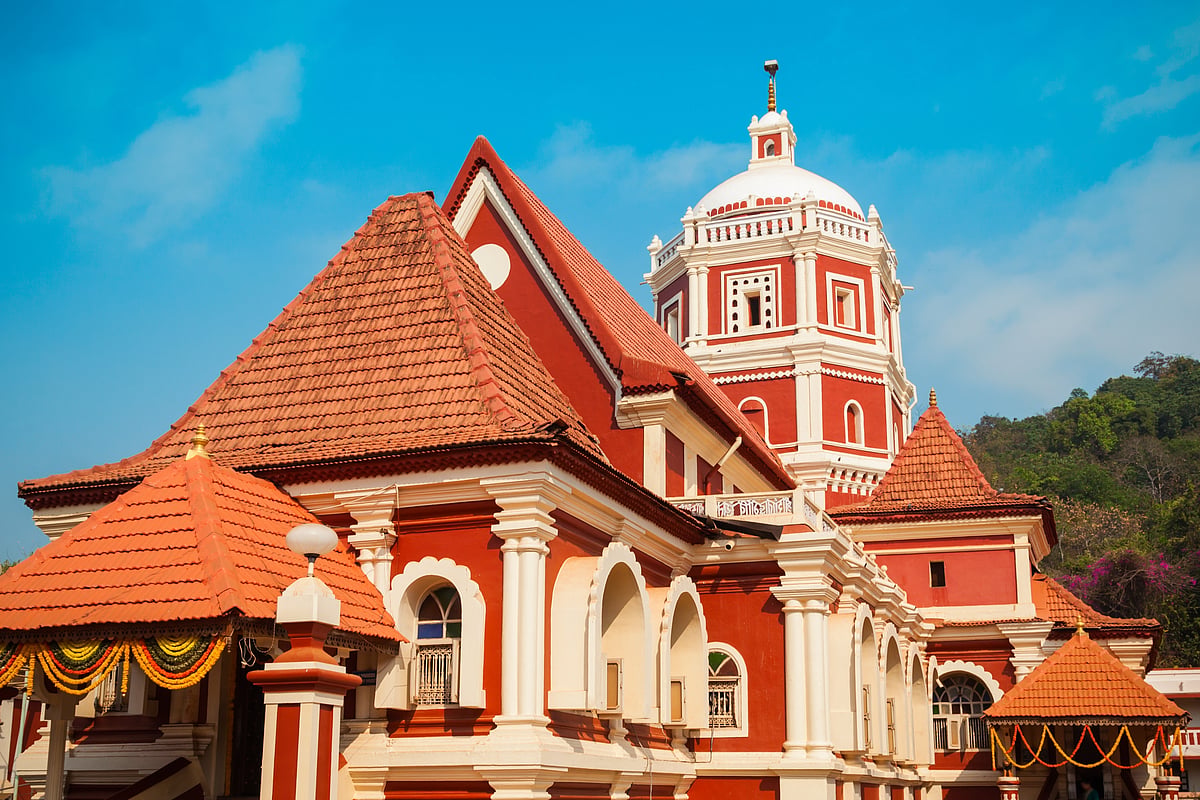 The 18th-century Shanta Durga Temple is dedicated to the goddess of the same name who mediates between Vishnu and Shiva