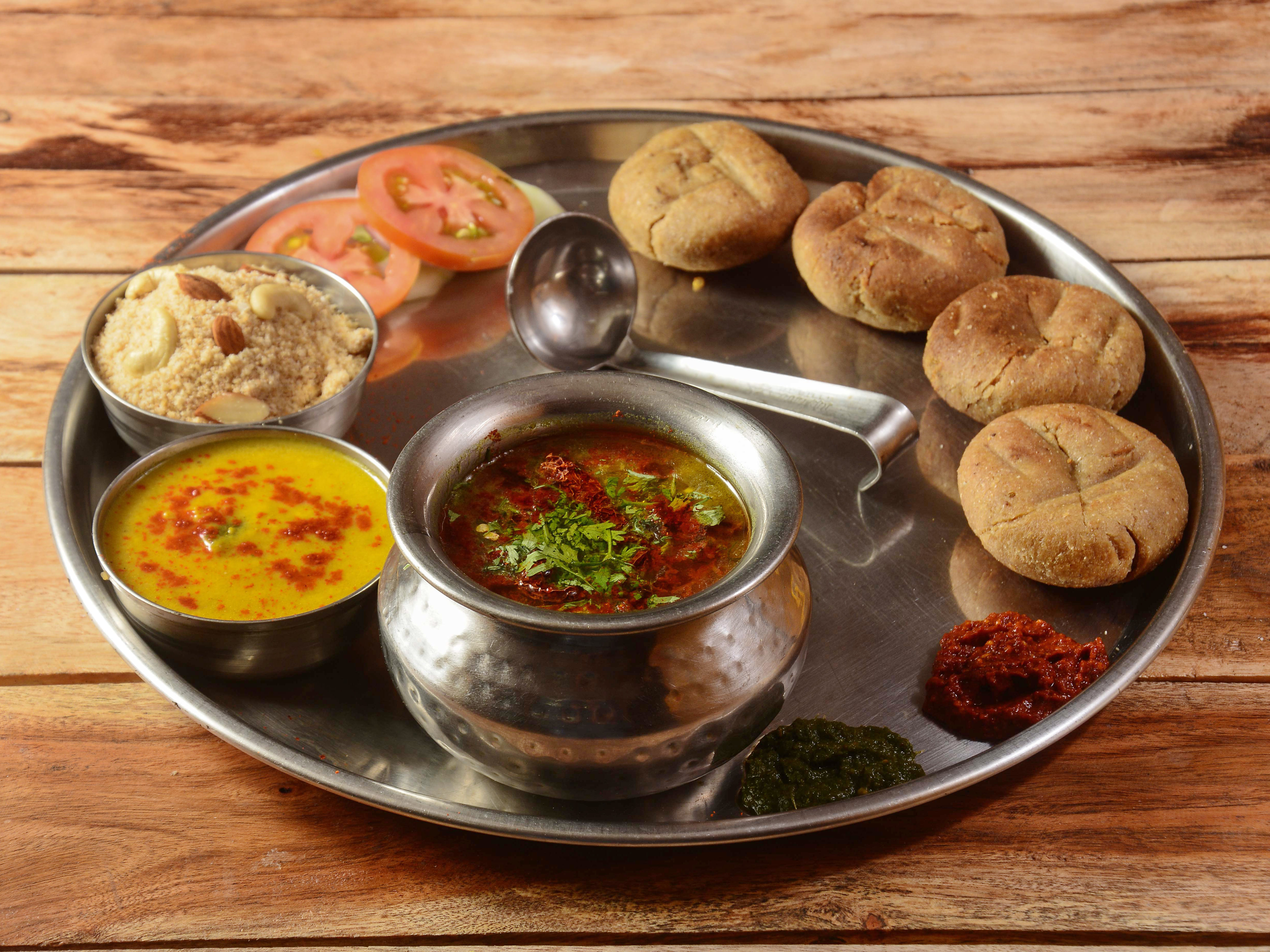 A Rajasthani thali