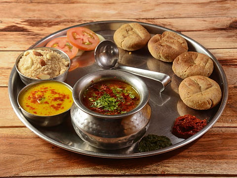 A Rajasthani thali