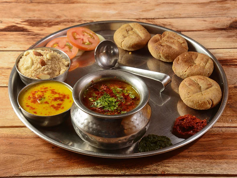 A Rajasthani thali