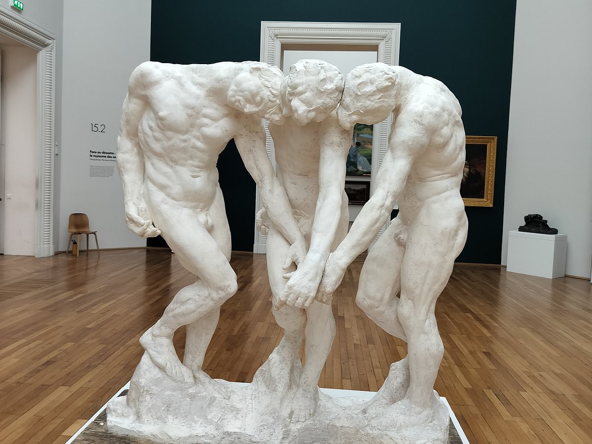 A sculpture at the Musée darts in Nantes