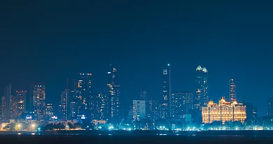 George Trumpeter/Shutterstock : Mumbai at night