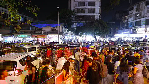 For a budget-friendly Christmas tree or decor items, Hill Road in Bandra is the place to be