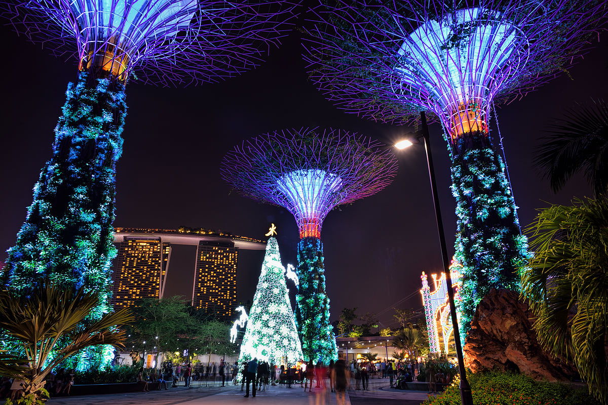 Shutterstock : Christmas Wonderland at Gardens by the Bay