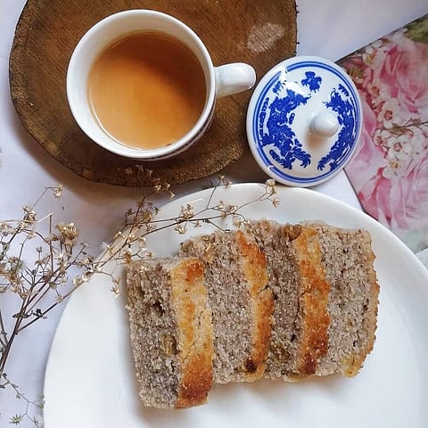 Baath Cake served with tea