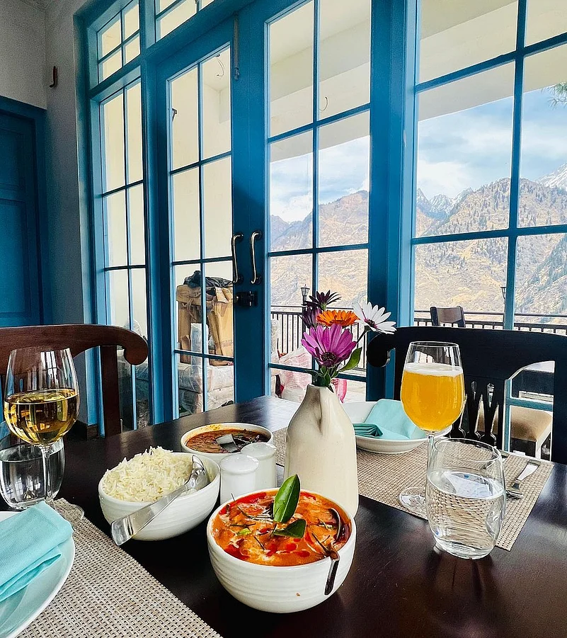 Faraway Cottages in Auli has undisturbed views of the snow-clad Nanda Devi mountains