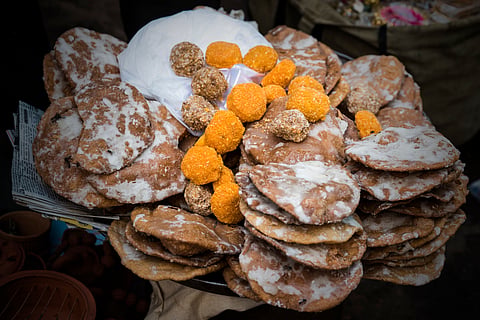 The prasad (food offering) at Nathdwara