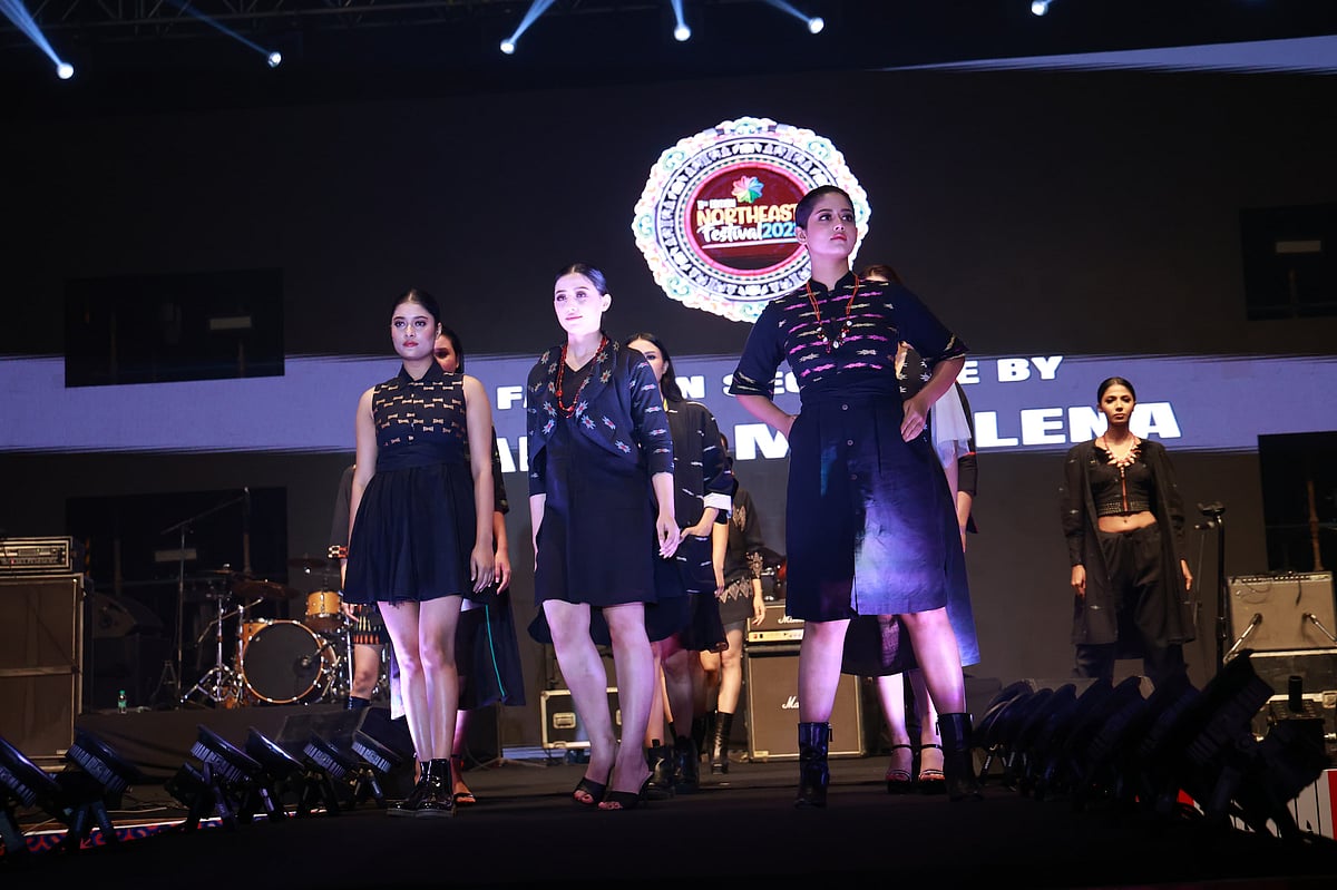 The festival showcases the textile and crafts heritage of the northeast