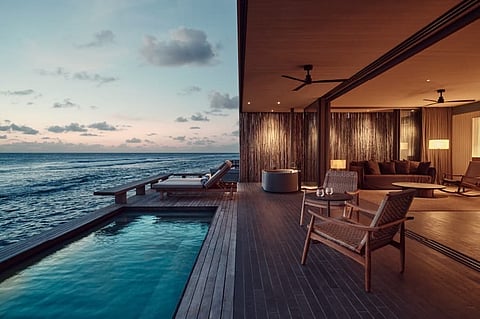Water pool villas at Patina Maldives