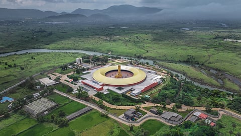 Aerial view of the museum