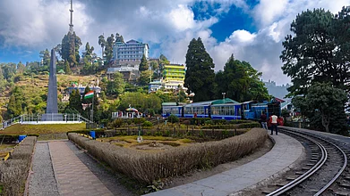 ABIR ROY BARMAN/Shutterstock : The Darjeeling Himalayan Railway, also known as the Toy Train, is a narrow gauge rail