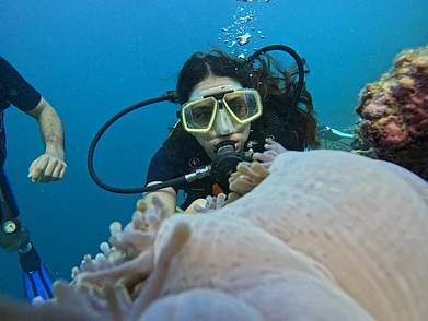 palaktiwarii/Instagram : Palak Tiwari on a scuba diving session in the Maldives