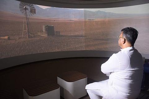 The museum features four vision theatres