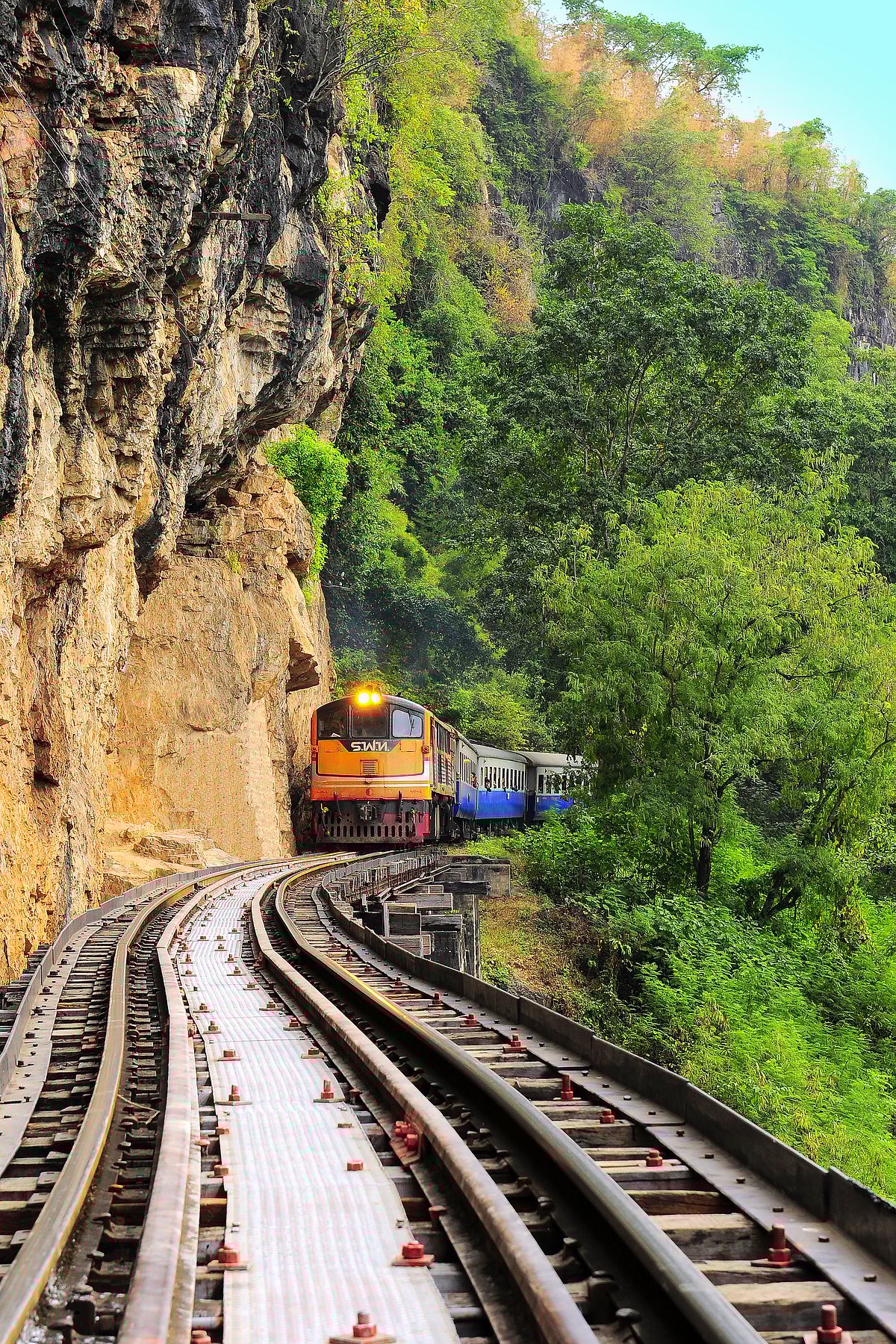 The Death Railway is also known as the Siam-Burma Railway