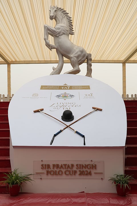 The Sir Pratap Singh Polo Cup 2024 honours Sir Pratap Singh of Jodhpur, one of India's most esteemed polo supporters