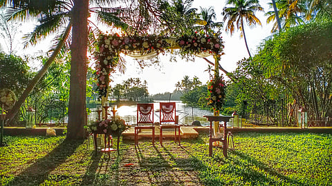 Accessible only by boat, the journey to the Chittoor Kottaram adds an element of royal charm