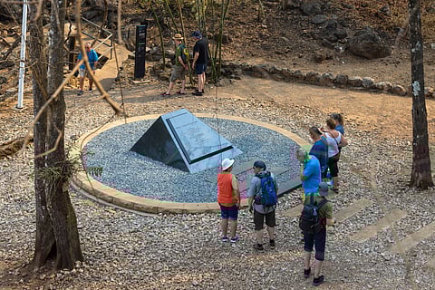 At the Hellfire Pass Interpretive Centre