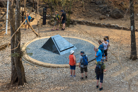 At the Hellfire Pass Interpretive Centre