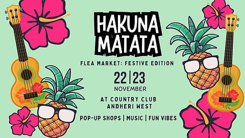 The Hakuna Matata flea market will bring tropical magic to the Country Club Andheri this weekend