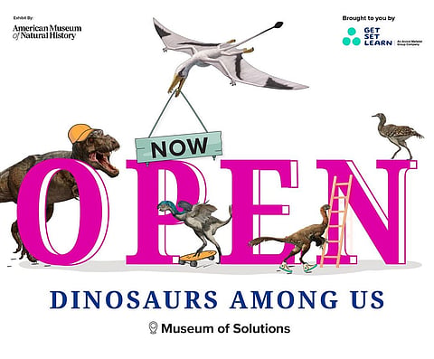 The “Dinosaurs Among Us” exhibit is a first-of-its-kind moving museum in India
