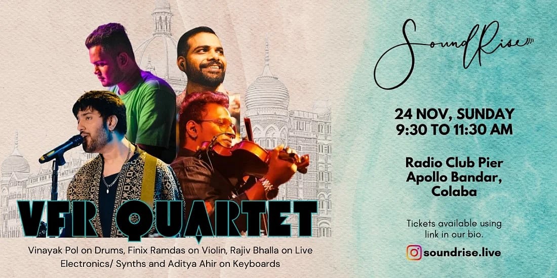 The VFR Quartet will convene at the Radio Club Pier as they blend electronic, ambient and live instrumental performance elements to craft a unique soundscape