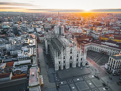 Shutterstock : Milan in Italys northern Lombardy region, is a global capital of fashion and design.