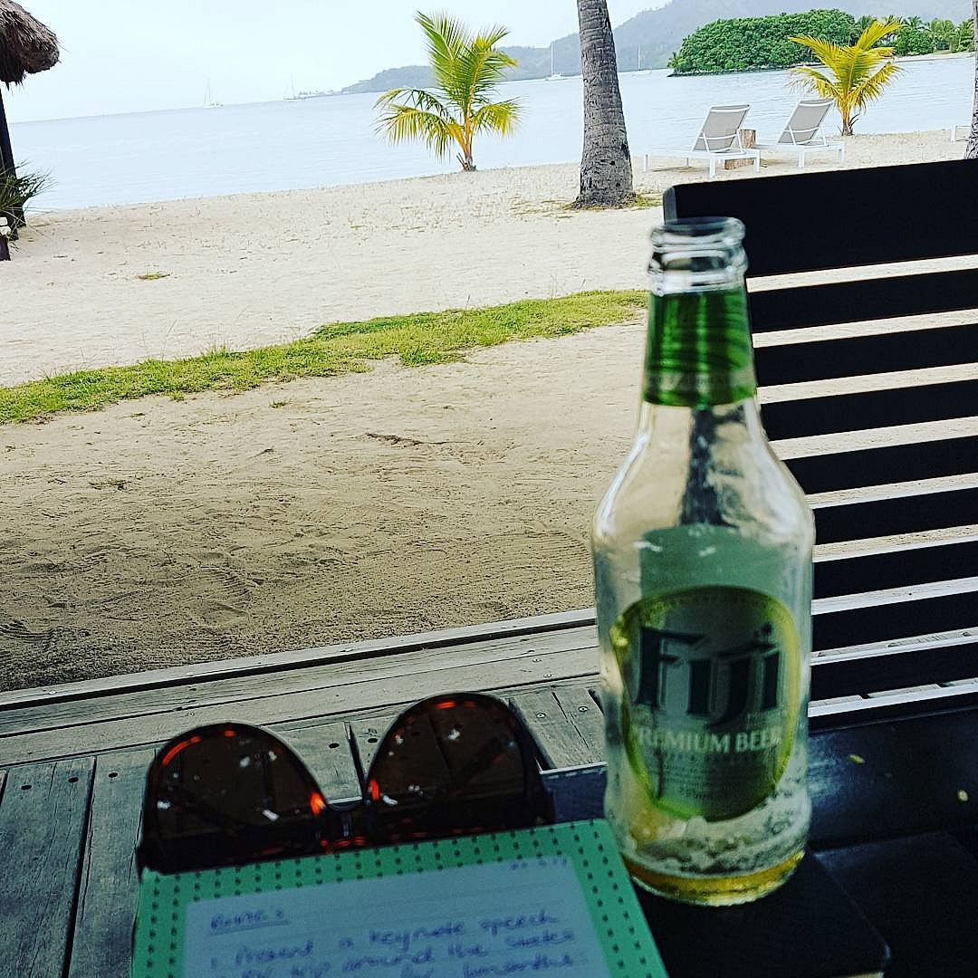 Chill out at Dicks Place Bar & Bistro, Musket Cove, Fiji