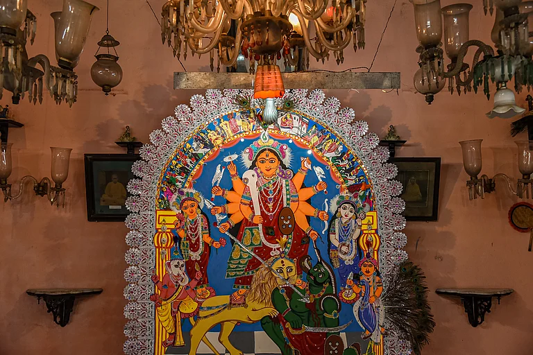 A Pateshwari Durga idol in the Bardhaman district of West Bengal - Copyright: Debmalya Das
