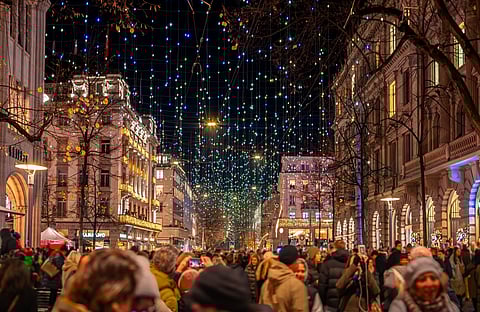  Christmas lights in Zurich 
