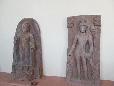 Icons inside the museum at Lalitgiri