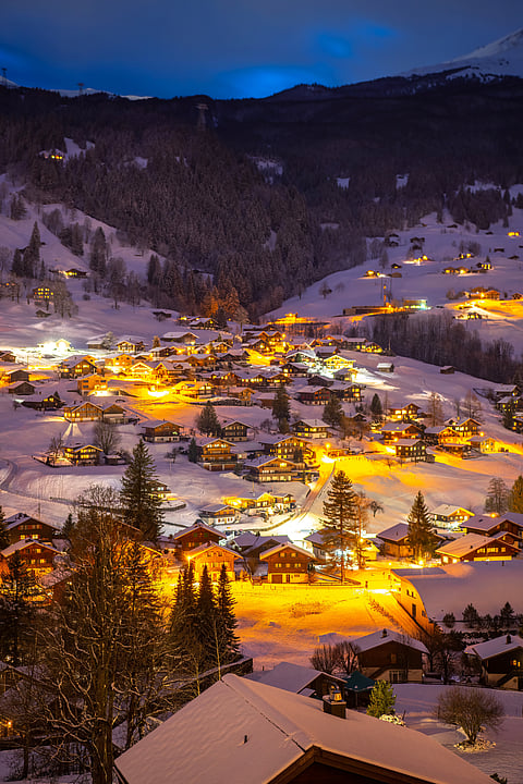 Winter wonderland in Grindelwald, Switzerland