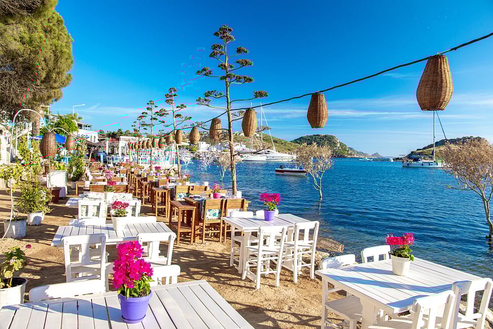 A restaurant in Bodrum 