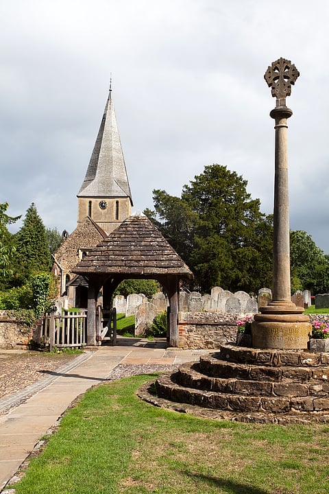 A view of the Shere Village, Surrey